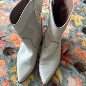 Target White Heeled Boots